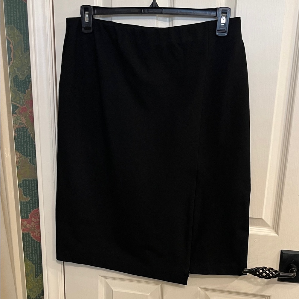 J. Jill Classic Black Pencil Skirt